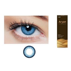 ARYAN ONE DAY COLOR CONTACT LENS – AZURE BLUE (10 Lens Pack)