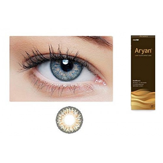 ARYAN ONE DAY COLOR CONTACT LENS –PURE HAZEL (10 Lens Pack)