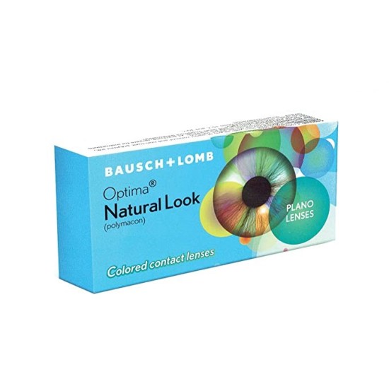 Bausch & Lomb Lacelle Natural Look Quaterly Disposable Contact Lens (90 Days Disposable) (2 Lens Pack )  Color Blue Topaz