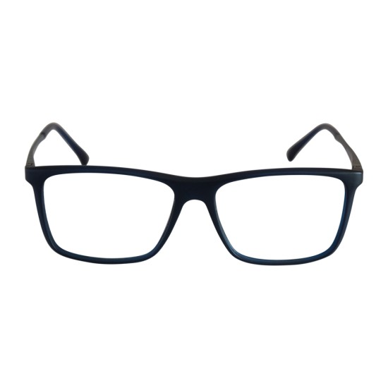Matt Blue Full Rim Rectangle Eyeglasses FROM FOCUS ( Model id 135673 )