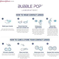 Johnson & Johnson Bubble Pop Neon Hazel Color Contact Lens - 2 Lens Pack