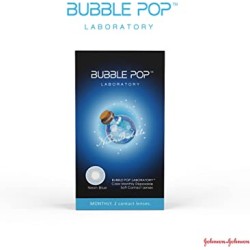 Johnson & Johnson Bubble Pop Neon Blue Color Contact Lens - 2 Lens Pack
