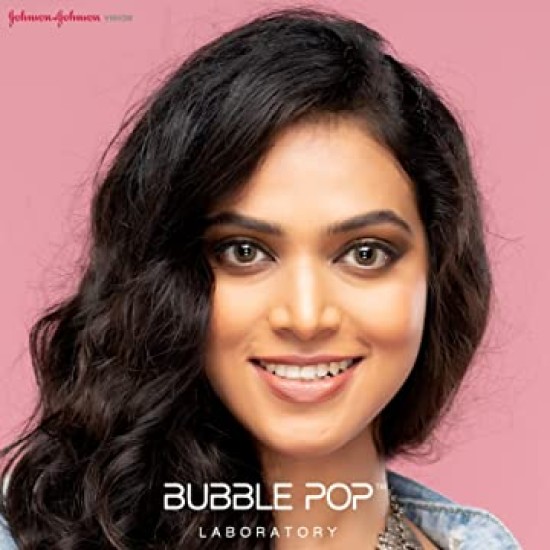 Johnson & Johnson Bubble Pop Neon Hazel Color Contact Lens - 2 Lens Pack