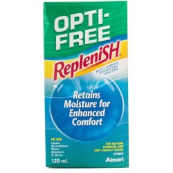 Alcon Opti-Free Replenish Multi-Purpose Contact Lens Solution  (120 ml)