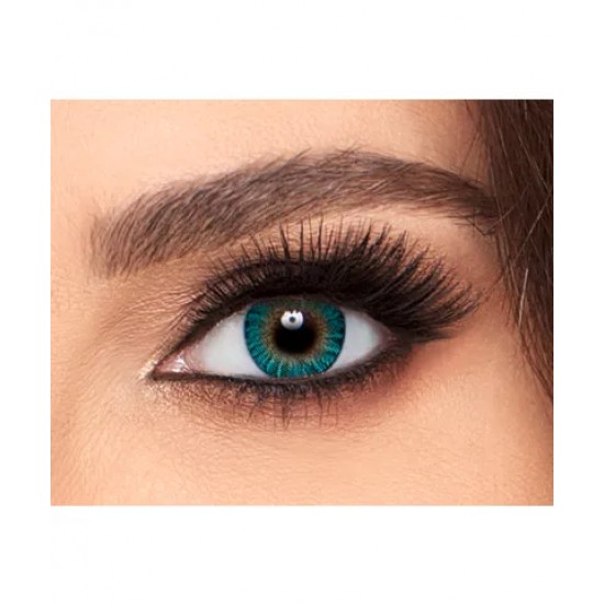 Freshlook Colorblends Turquoise Color Lenses (2 Lens per Box) Monthly disposable cosmetic Lenses