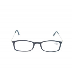 Slim Reading Glasses Blue Light Blocking Thin Reader for Women Men Lightweight Portable Eyeglasses (Black:+2.50)