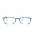 Slim Reading Glasses Blue Light Blocking Thin Reader for Women Men Lightweight Portable Eyeglasses (Blue:+3.00) 