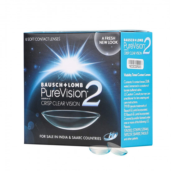 Bausch & Lomb PureVision2 HD contact lenses (6 Lens per Box)