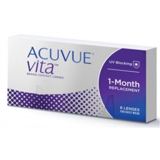 Acuvue Vita Monthly Disposable Contact lenses by Johnson & Johnson(6 lens Pack)