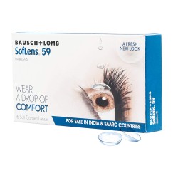 SofLens 59 monthly disposable contact lenses from Bausch & Lomb (6 lenses)