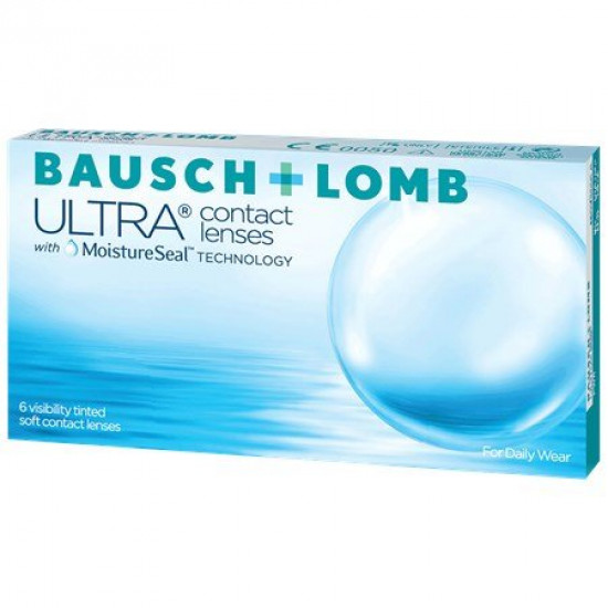 Ultra Monthly Disposable Contact lenses by Bausch & Lomb (6 lens Pack)