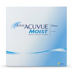 Acuvue 1-Day MOIST Daily Disposable Contact Lenses (90 lens/box)