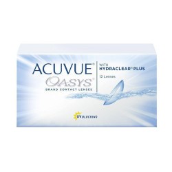 ACUVUE OASYS with HYDRACLEAR Plus Bi weekly Contact Lenses (12 lens/ box)