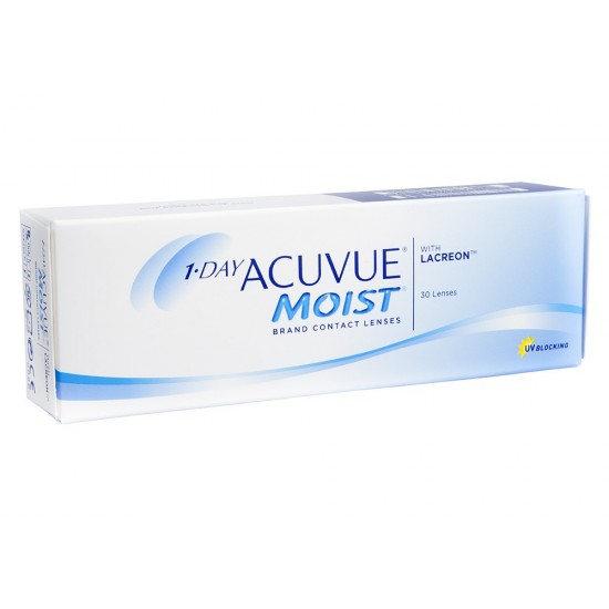 Acuvue 1-Day MOIST Daily Disposable Contact Lenses (30 lens/box)